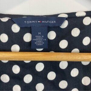 TOMMY Hilfiger • sleeveless blouse black and white polka dot